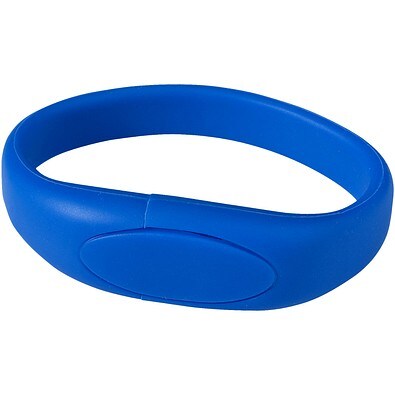 Bracelet USB-Stick, mittelblau, 8GB