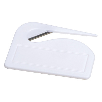 Brieföffner mit Metallklinge, weiss