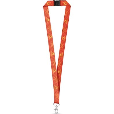 BRISTOL. SET Lanyard SUBLIMATION Long II (20 mm) mit 20 mm Karabinerhaken und Sicherheitsverschluss, Weiß