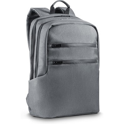 BROOKLYN. Wasserdichter Laptop-Rucksack 15'' aus 2Tone-Nylon, Hellgrau