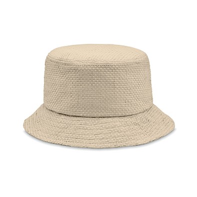 Bucket Hut Papierstroh BILGOLA+, Beige