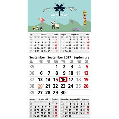Geiger-Notes Monatskalender Budget 5 Bestseller, inkl. Druck