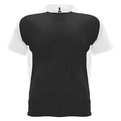 Bugatti T-Shirt Unisex aus recyceltem Material, schwarz / weiß, M
