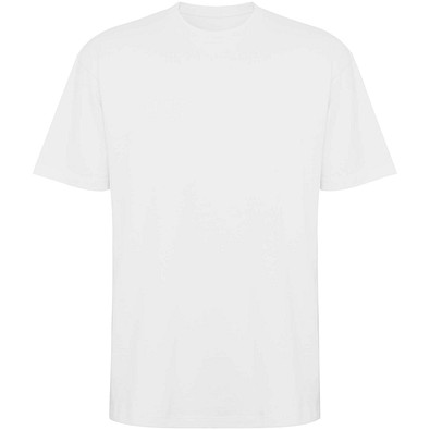 Bull Overzise T-Shirt Unisex, weiss, S