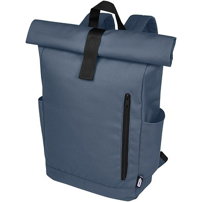 Byron 15,6 GRS RPET Roll-Top Rucksack 18 L, Hale Blue