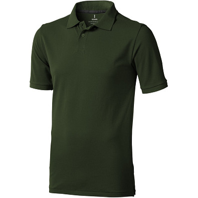 ELEVATE Herren Poloshirt Calgary, armeegrün, S
