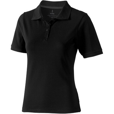 ELEVATE Damen Poloshirt Calgary, schwarz, XXL