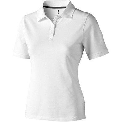 ELEVATE Damen Poloshirt Calgary, weiß, M