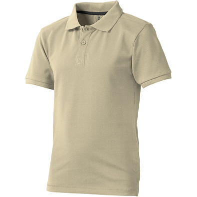 ELEVATE Kinder Poloshirt Calgary, khaki, 104 ELEVATE Kinder Poloshirt Calgary, khaki, 104