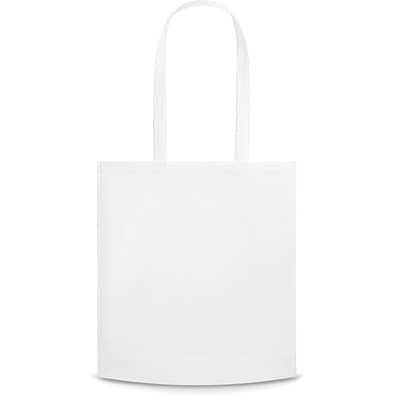 CANARY. Einkaufstasche aus Non-woven (80 g/m²), Weiß
