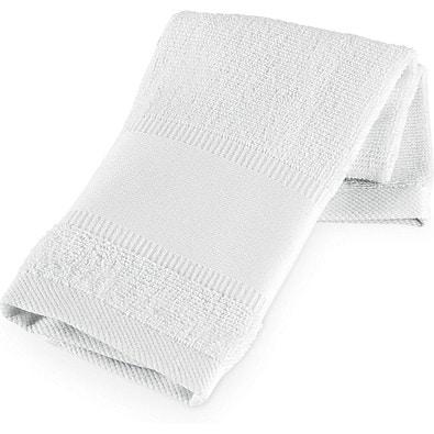 CANCHA. Sporthandtuch aus Baumwolle (380 g/m²), Weiß