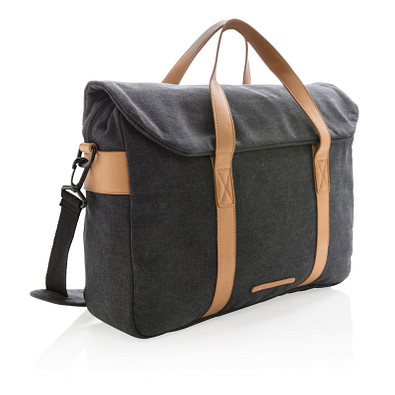 XD COLLECTION Laptop-Tasche Canvas PVC frei, schwarz XD COLLECTION Laptop-Tasche Canvas PVC frei, schwarz