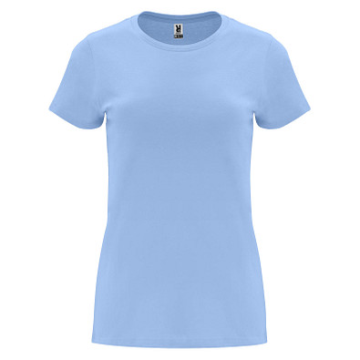 Capri T-Shirt für Damen, himmelblau, XL