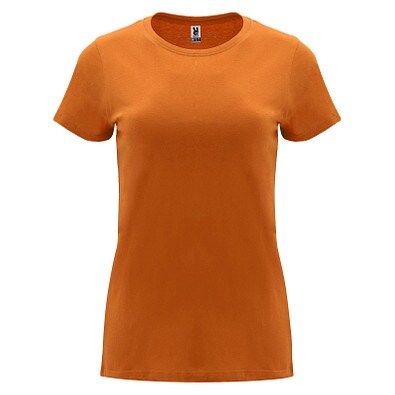 Capri T-Shirt für Damen, orange, L