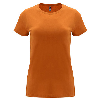 Capri T-Shirt für Damen, orange, XL