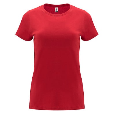 Capri T-Shirt für Damen, rot, L