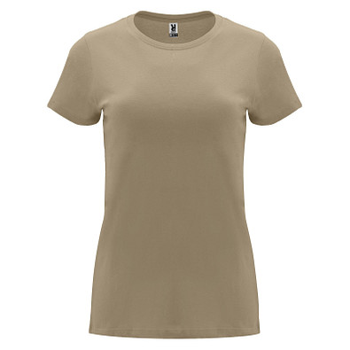 Capri T-Shirt für Damen, sand meliert, 2XL