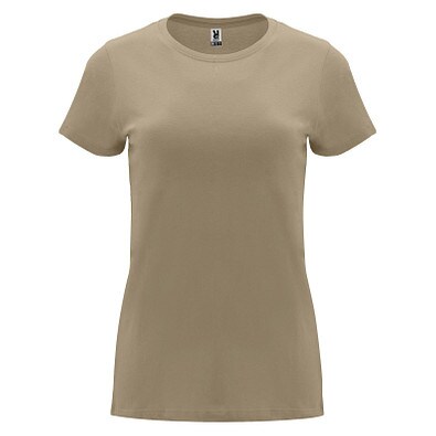 Capri T-Shirt für Damen, sand meliert, L