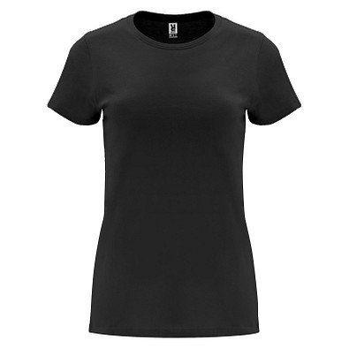 Capri T-Shirt für Damen, schwarz, M