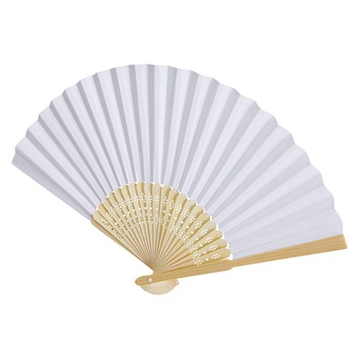 Carmen Handfächer, weiss