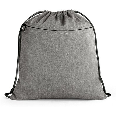 CHANCERY. Turnbeutel mit recycelter Baumwolle (70%), Polyester (30% rPET) (140 g/m²), Schwarz