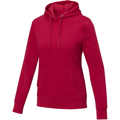 Charon Damen Kapuzenpullover, rot, M