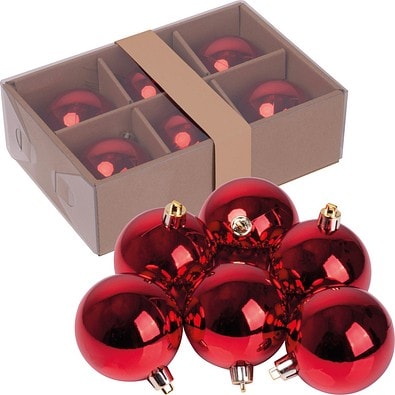 Christbaumkugelset Lillehammer,rot