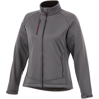 Slazenger™ Damen Softshell Jacke Chuck, grau, L Slazenger™ Damen Softshell Jacke Chuck, grau, L
