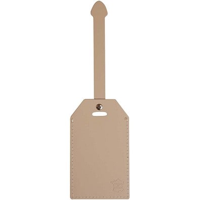 Citizen Green Milou Gepäckanhänger aus recyceltem Leder, beige