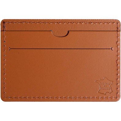 Citizen Green Tintin Kartenetui aus recyceltem Leder, braun