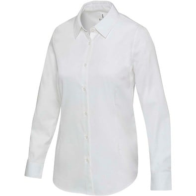 Citrine 185 g/m² Twill Bluse, weiss, L