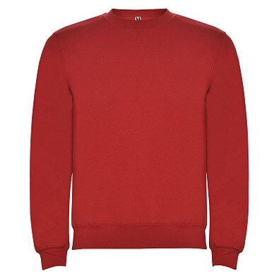 Clasica Sweatshirt mit Rundhalsausschnitt für Kinder, rot, 5/6