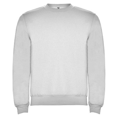 Clasica Sweatshirt mit Rundhalsausschnitt Unisex, Ash white melange, L