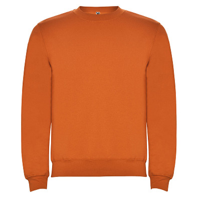 Clasica Sweatshirt mit Rundhalsausschnitt Unisex, orange, XS