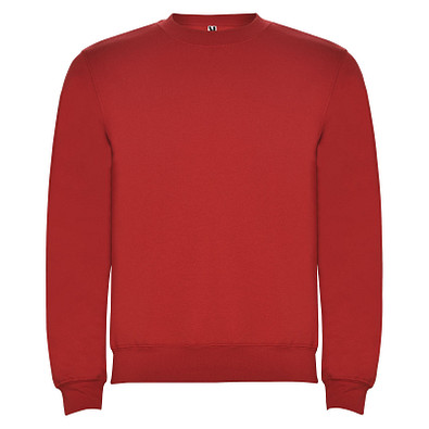 Clasica Sweatshirt mit Rundhalsausschnitt Unisex, rot, L