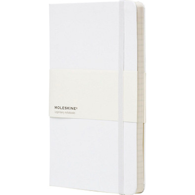 MOLESKINE® Notizbuch Classic Hardcover L, blanko, weiß MOLESKINE® Notizbuch Classic Hardcover L, blanko, weiß