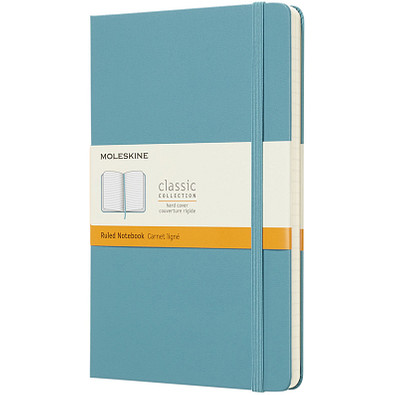MOLESKINE® Notizbuch Classic Hardcover L, liniert, reef blue