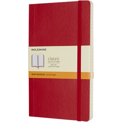 MOLESKINE® Notizbuch Classic Softcover L, liniert, scarlet red MOLESKINE® Notizbuch Classic Softcover L, liniert, scarlet red