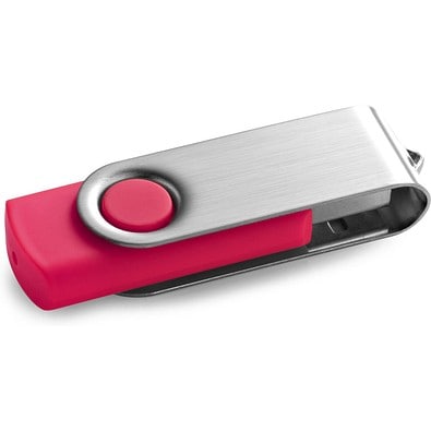 CLAUDIUS 8GB. USB-Stick 8 GB mit Metallclip, Rosa