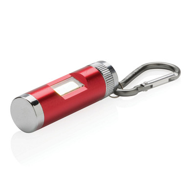XD COLLECTION Leuchte COB mit Karabiner, rot XD COLLECTION Leuchte COB mit Karabiner, rot