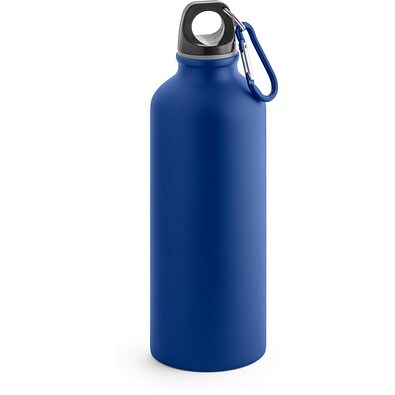 COLLINA. Aluminiumflasche mit Karabiner 540 ml, Dunkelblau