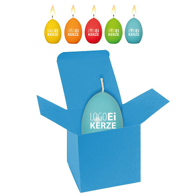ColorBox LogoEi Kerze - Hellblau