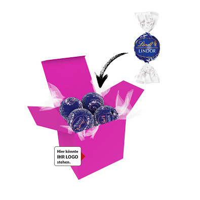 Color Lindor Box - Pink - Feinherb