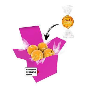 Color Lindor Box - Pink - Karamell