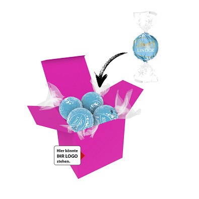 Color Lindor Box - Pink - Stracciatella