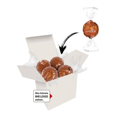 Color Lindor Box - Weiß - Haselnuss
