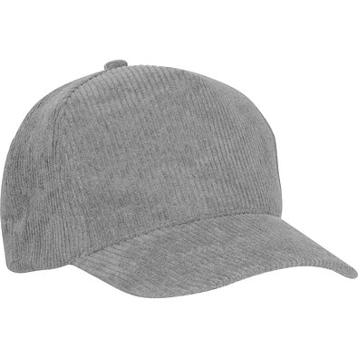 Cord-Cap Notre Dame,silbergrau