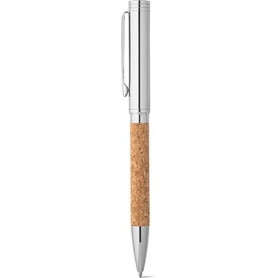 CORKO. Kugelschreiber aus Kork und Metall mit Drehmechanik, Natur