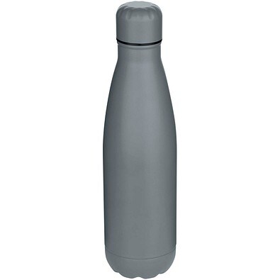 Cove 750 ml RCS-zertifizierte, einwandige Trinkflasche aus recyceltem Edelstahl, grau matt