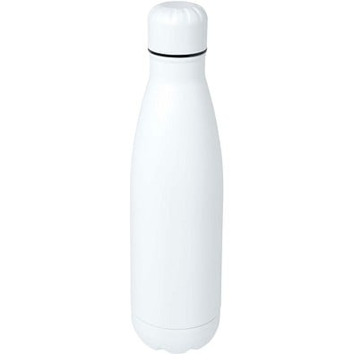 Cove 750 ml RCS-zertifizierte, einwandige Trinkflasche aus recyceltem Edelstahl, weiss